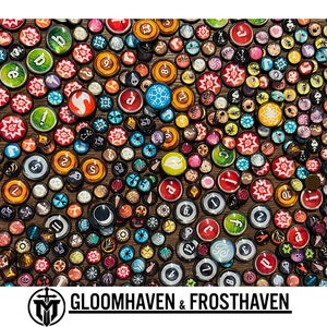 GLOOMHAVEN & FROSTHAVEN game token (unofficial product)