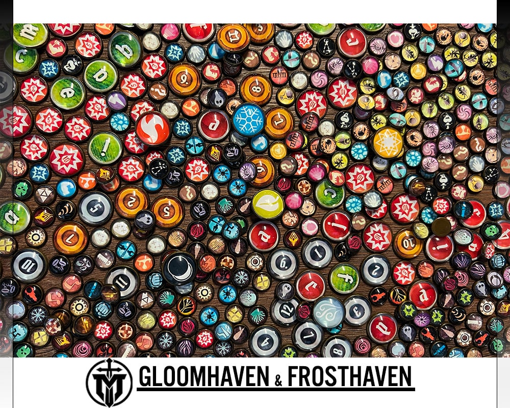 Gloomhaven: JOTL Acrylic Tokens, Hobbies & Toys, Toys & Games on Carousell