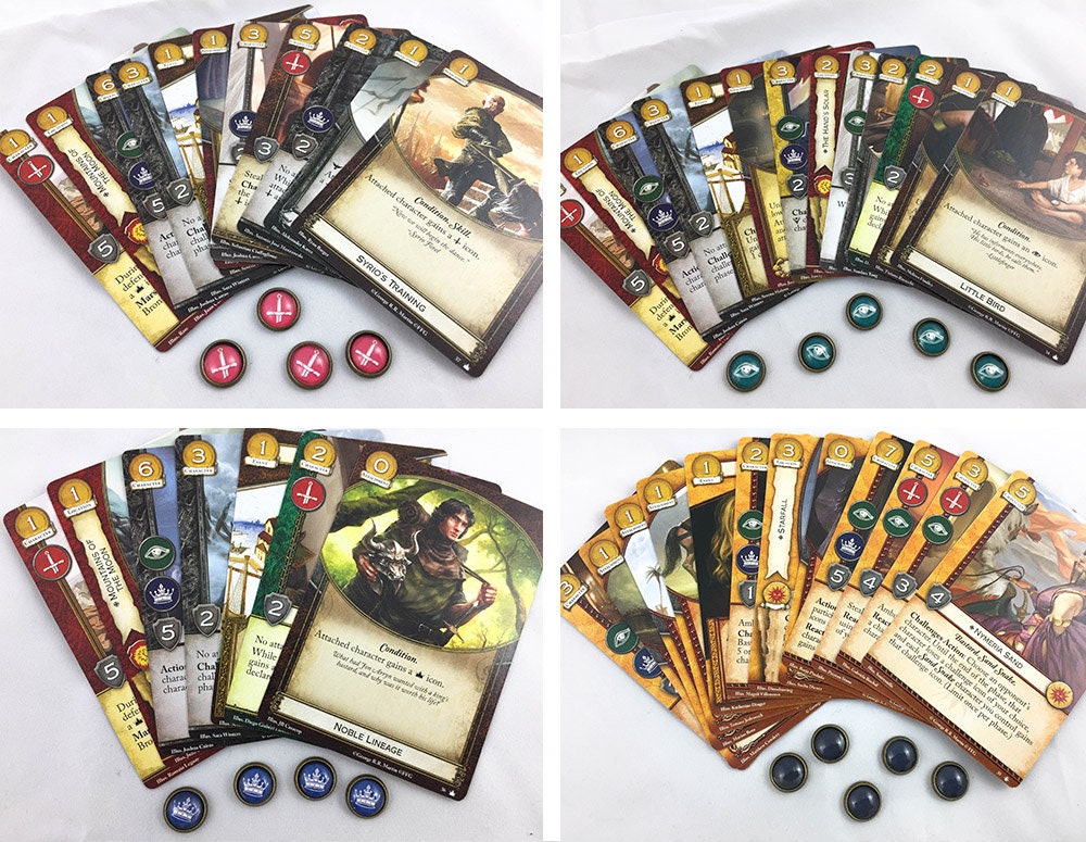 Game of Thrones　TCG　LCG　カードまとめ　 大量　　数千枚 Game of Thrones LCG the Card Game 2nd Edition Token Sets