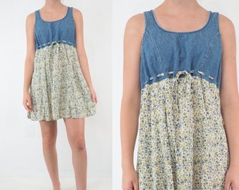 jean tank top dress