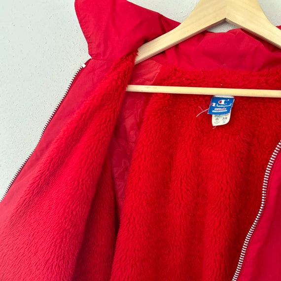 70s Vintage Champion Fleece Lined Jacket Zip Up W… - image 6