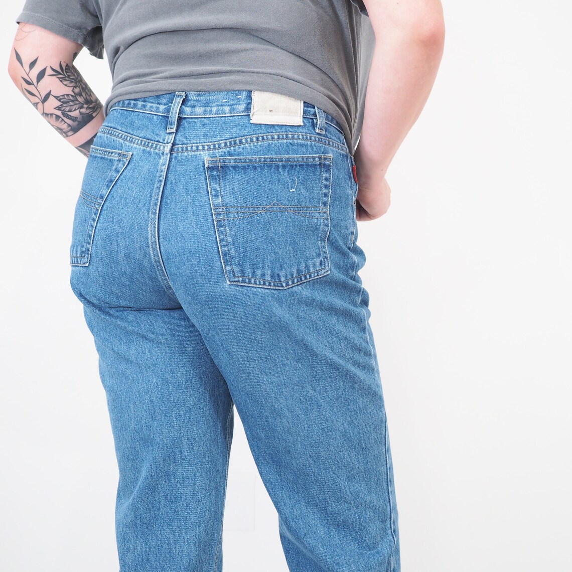 90s Vintage Bugle Boy Jeans High Waisted Regular Fit Etsy