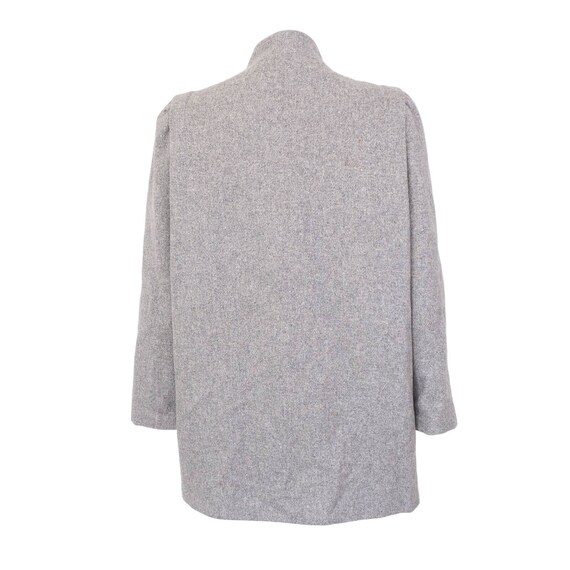 60s Vintage Mid Length Wool Coat Lined Mid Centur… - image 6