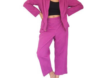 80s/90s Vintage Track Suit | Bright Purple | Plus Size |  Size 16/18 | XXL