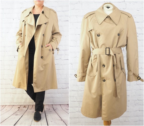 Beige Trench Coat / Etsy