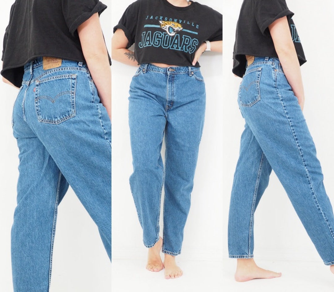 90s Vintage Levis 522 Jeans High Waisted Relaxed Fit - Etsy