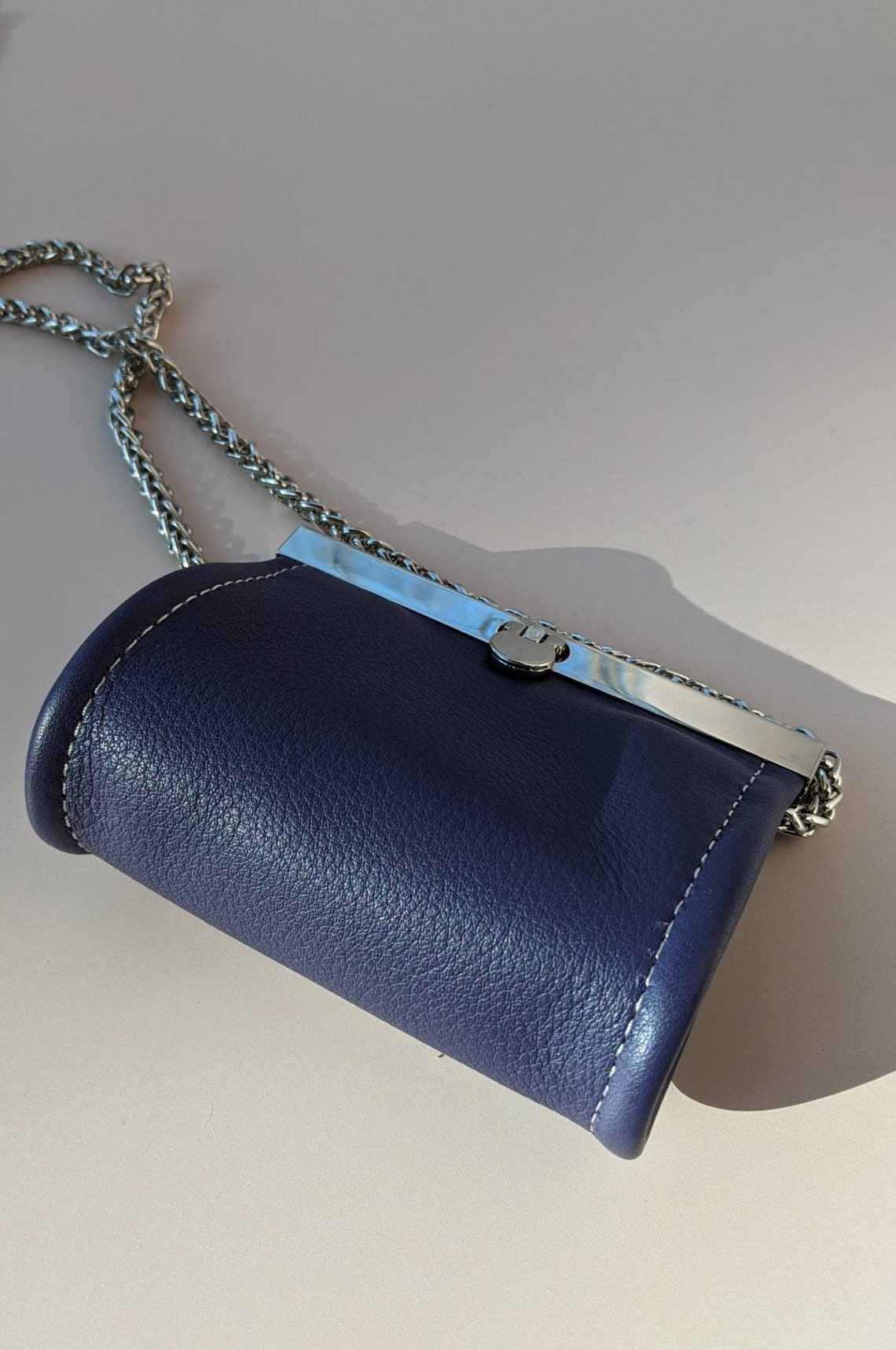 Micro purse leather leather handbag micro bag leather | Etsy