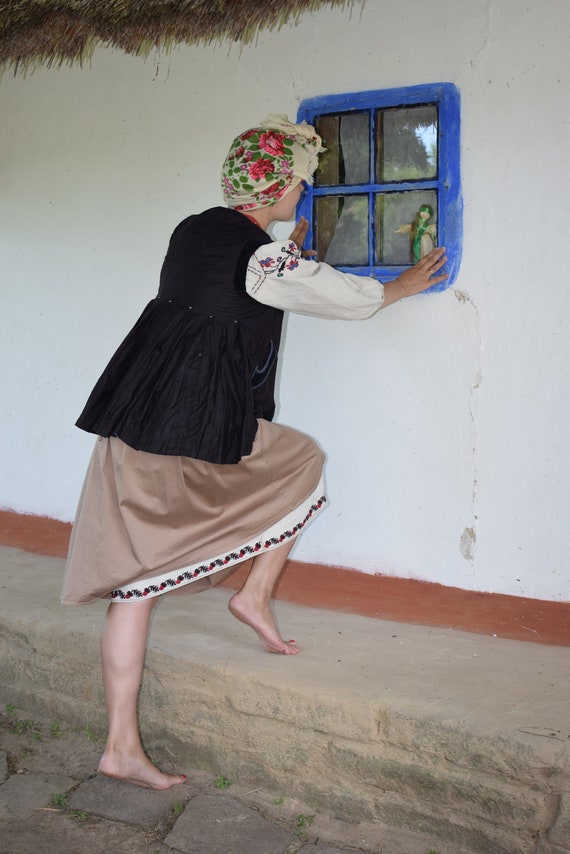 Retro jacket, Ukrainian vintage dress vyshyvanka,