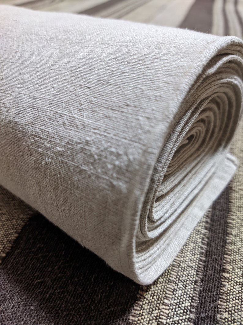 new vintage linen cloth \u9ebb\u751f\u5730 homespun linen \u30a2\u30f3\u30c6\u30a3\u30fc\u30af\u9ebb\u751f\u5730 organic linen fabric hand woven linen cover Antique linen fabric from 1920s