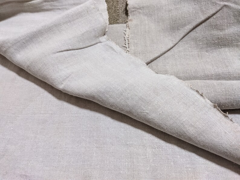 new vintage linen cloth \u9ebb\u751f\u5730 homespun linen \u30a2\u30f3\u30c6\u30a3\u30fc\u30af\u9ebb\u751f\u5730 organic linen fabric hand woven linen cover Antique linen fabric from 1920s