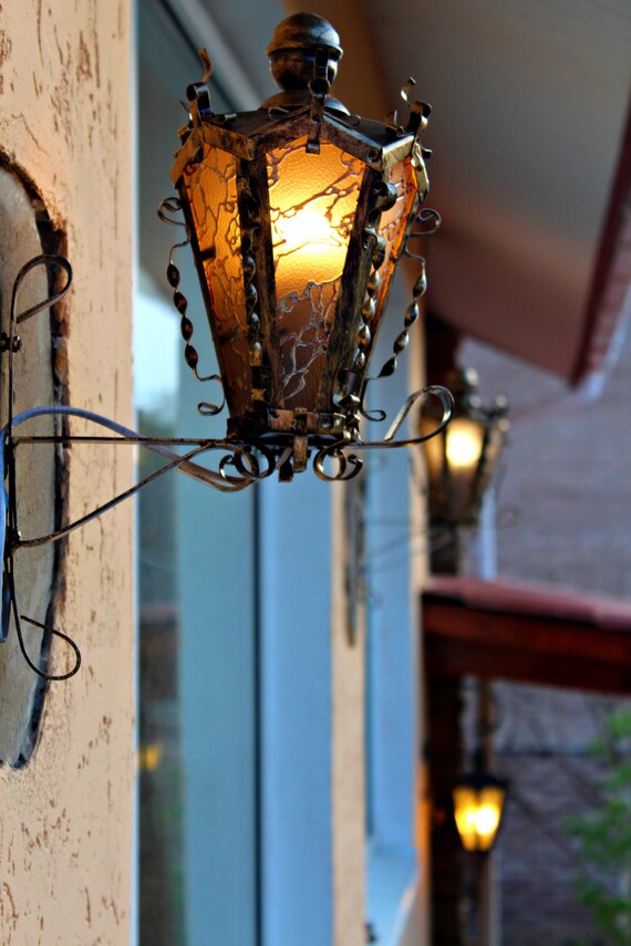 Wall Mounted Hanging Lantern Etsy