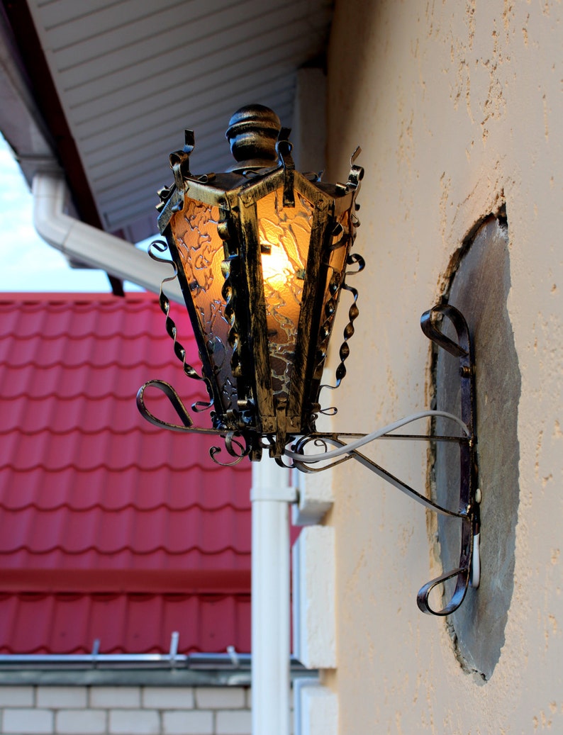 Wall Mounted Hanging Lantern Etsy