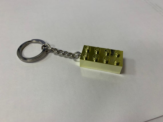 lego brick keychain
