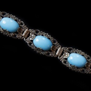 Vintage Bracelets for Women Turquoise Bracelet Turquoise Jewellery for Her Vintage Jewelry for Her Birthday Present for Wife Gifts for Her image 1