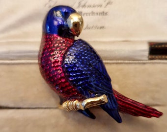 Neiman Marcus, Jewelry, Love Birds Brooch