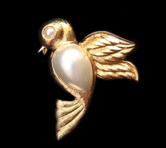 Bird Brooch for Women Vintage Brooch Napier Brooch Bird Jewellery