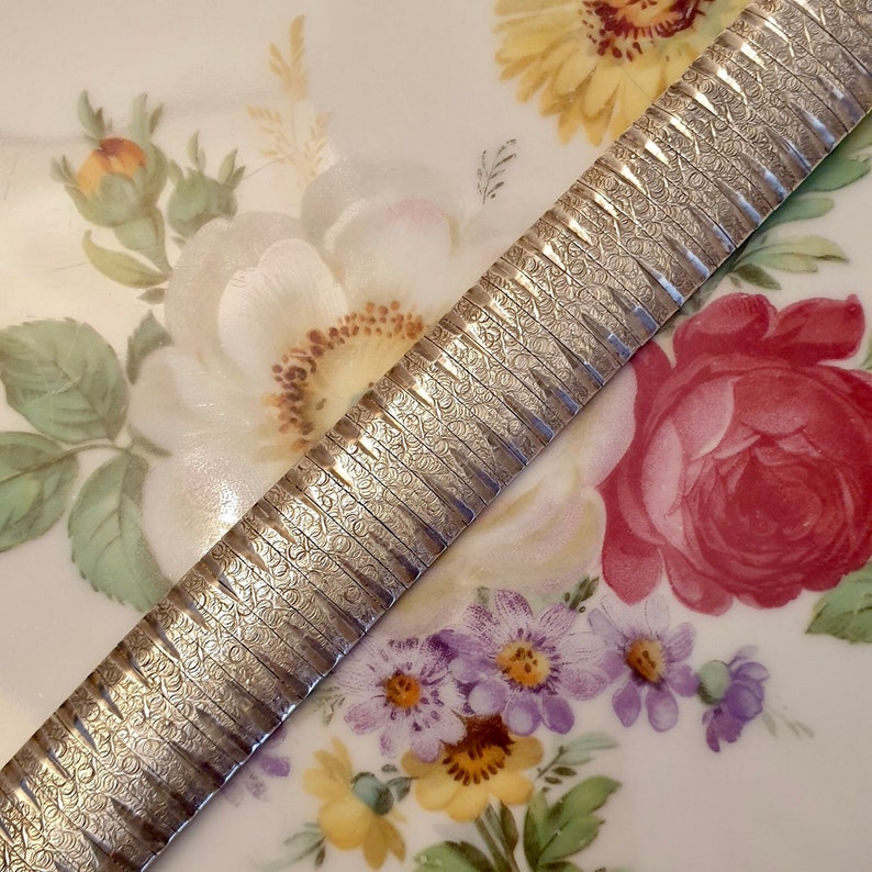 Vintage Italian Silver Bracelet Vintage Jewellery Gift for Her Articulated Bracelet Gift for Mum