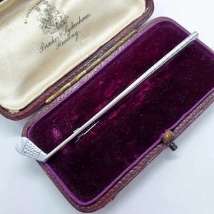 Unique Vintage Golf Club Brooch, Sterling Silver Golf Club Brooch, Art Deco Brooch, 1930s Brooch, Estate Golf Club Pin Golf Lover Gift