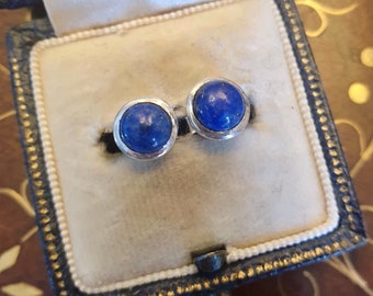 Lapis Lazuli Studs Earrings Lapis Lazuli Earrings Silver Stud Earrings for Women Small Studs Lapis Jewellery Birthday Gift for Her