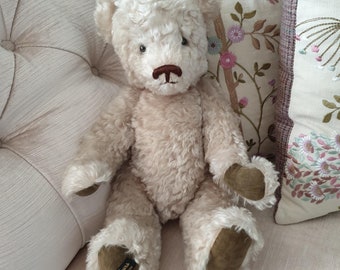 Beautiful Vintage Teddy Bear Mohair Bear Vintage Teddy Bear Birthday Gift for Her Birthday Present for Wife