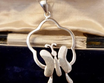 Beautiful Silver Butterfly Necklace 18 Inch Silver Necklace Butterfly Jewellery Gift for Her Boxed Necklace The Jewellery Lover Gift