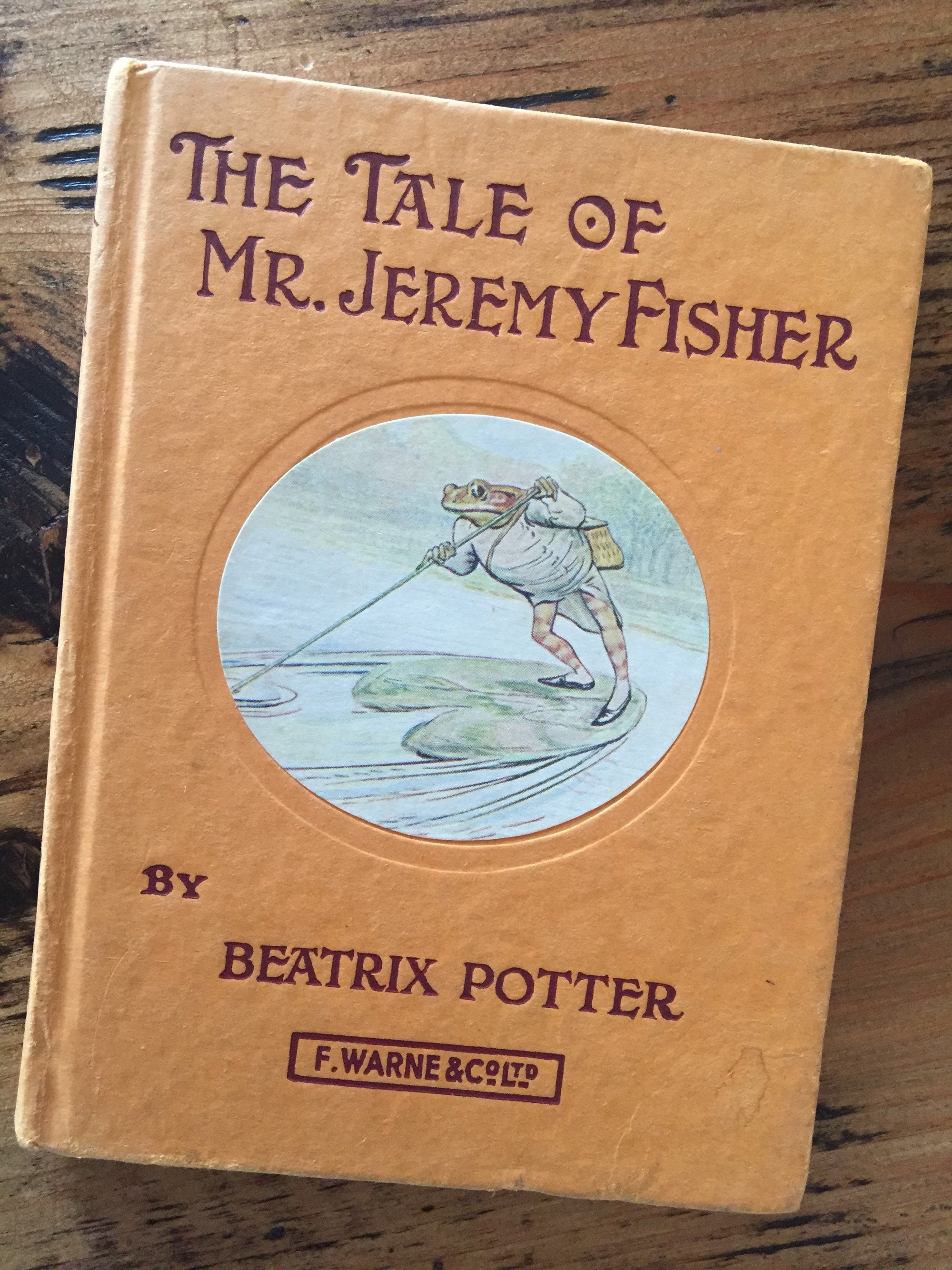 Beatrix Potter Book The Tale of Jeremy Fisher Childrens | Etsy
