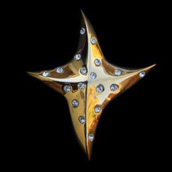 Givenchy Brooch, Star Brooch, Givenchy Jewelry, St