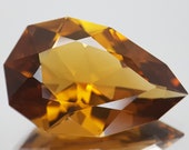 Brazil Citrine Pear Shape Loose Gemstone