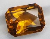 Natural Citrine Quartz Brilliant Cut Radiant Shape, Citrine Loose Gemstone AAA Quality For Jewelry Making, Citrine