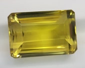 Assher Cut Lemon Citrine Loose Beautiful Gemstone