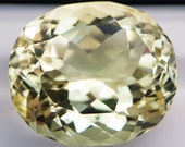 Natural Precision Cut Yellow Citrine Faceted Stone