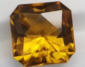 Natural Citrine Quartz Brilliant Cut Radiant Shape, Citrine Loose Gemstone AAA Quality For Jewelry Making, Citrine