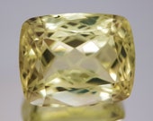 Natural Precision Cut Yellow Citrine Faceted Stone