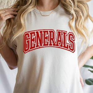 Generals Mascot svg, Generals, School Spirit, png, svg files for cricut, sublimination, vinyl cut file, shirt svgs