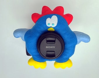 Camera buddy Photography accessory Camera lens buddy Photographer helper Camera accessory Photo helper Camera gift Funny felt chicken