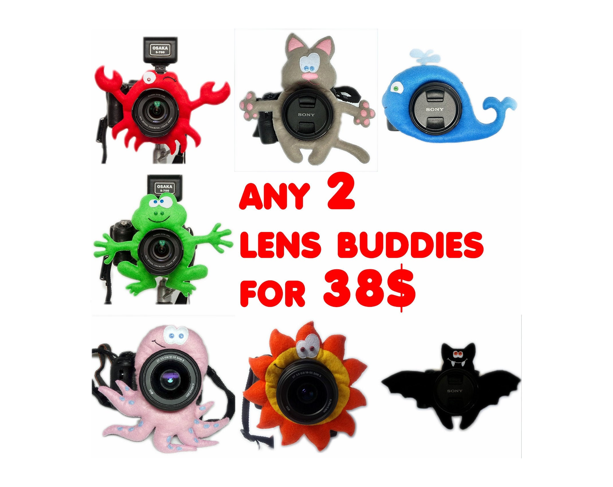 Camera lens buddy Shutter buddies Photography accessory Etsy