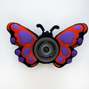 Cameramaatje Fotografieaccessoire Cameralensmaatje Fotograafhelper Camera-accessoire Fotohelper Cameracadeau Grappig vilten vlinder