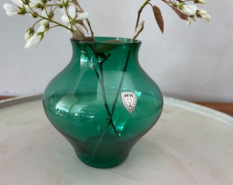 Vases | Verre cristal | vert | Porsche | années 1960