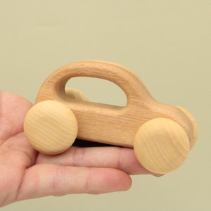 Handmade Wooden Car Montessori Waldorf Educational Vehicles Perfect Gift for Little Boys and Girls Educational Toddler Toys Free Shipping