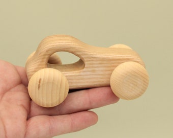 Handmade Wooden Car Montessori Waldorf Educational Vehicles Perfect Gift for Little Boys and Girls Educational Toddler Toys Free Shipping