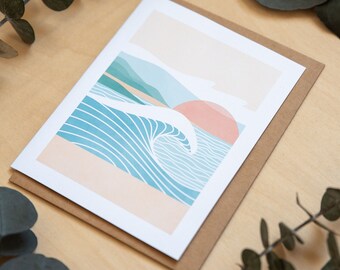 Surf Style Greeting Card