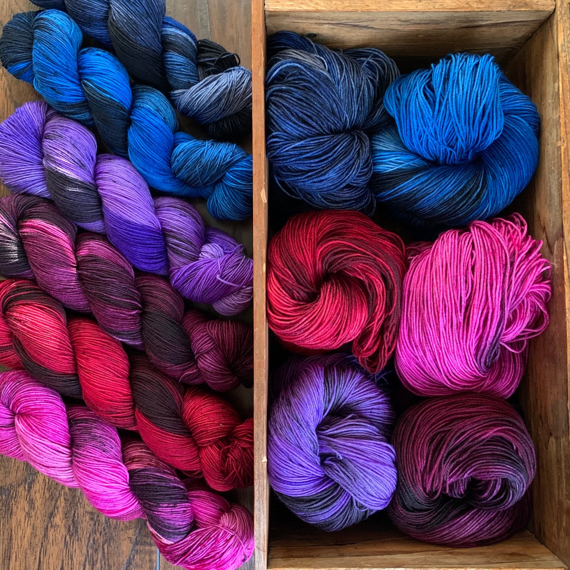 Wild Berry II SIX Skein Yarn Set Shawl or Sweater Kit Sock Etsy