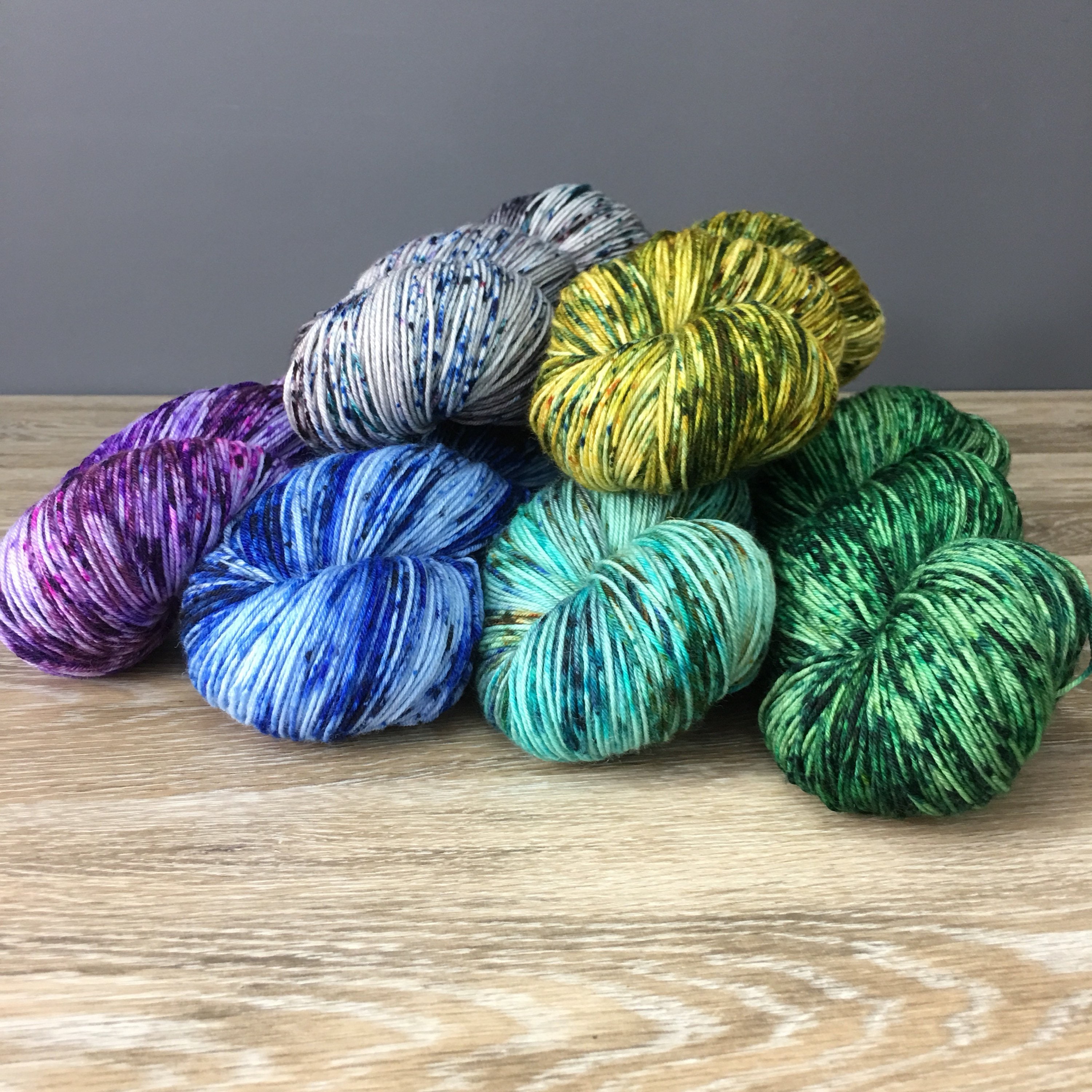 COLOR CRUSH Fade Set SIX Skein Yarn Set Shawl or Sweater Etsy