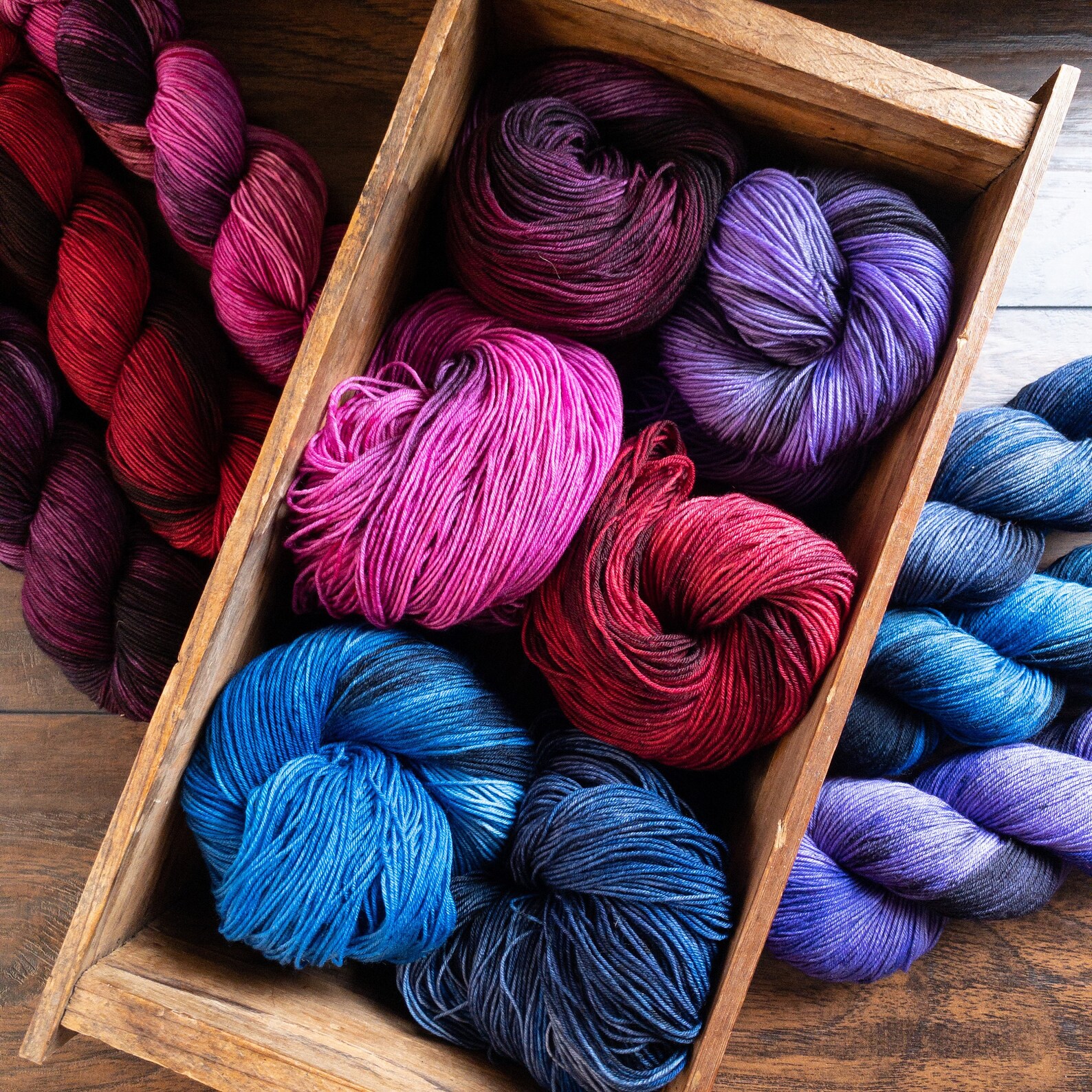 Wild Berry II SIX Skein Yarn Set Shawl or Sweater Kit Sock Etsy