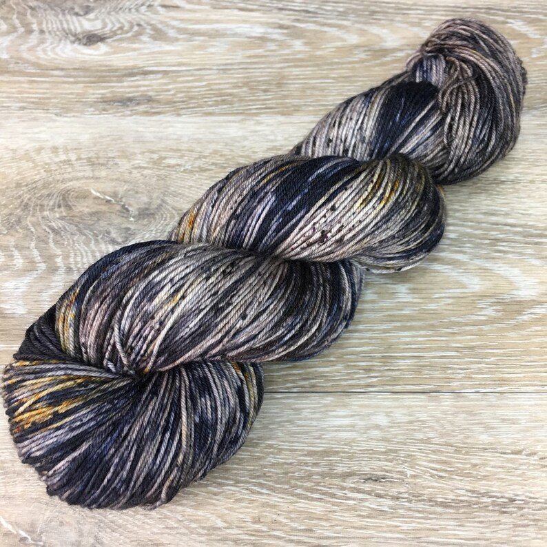 Rock Hound Hand Dyed Speckled Sock DK Worsted Weight Yarn Etsy