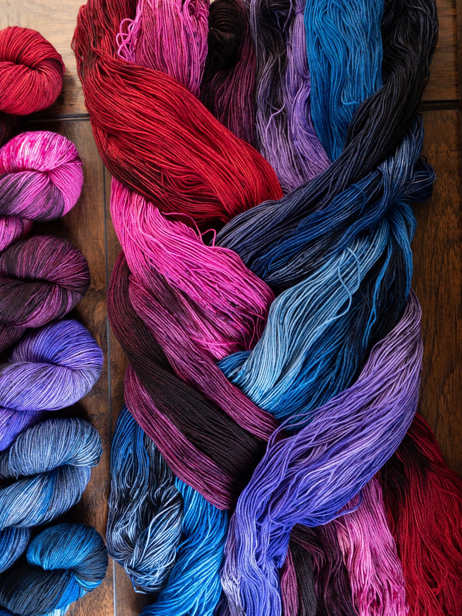 Wild Berry II SIX Skein Yarn Set Shawl or Sweater Kit Sock Etsy