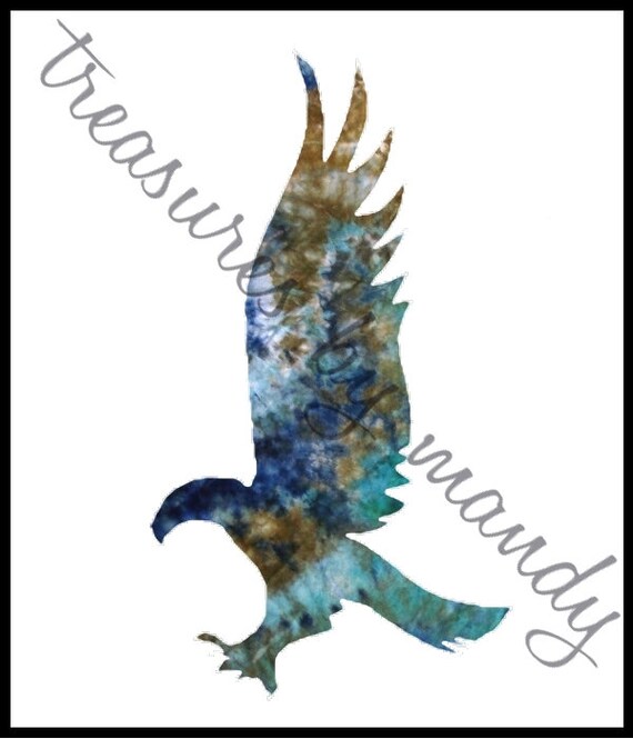 Ravenclaw Eagle Digital Watercolor Print Etsy