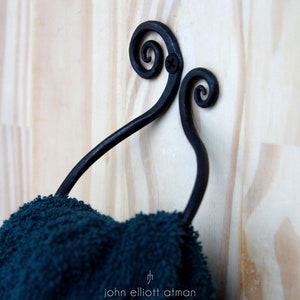 Hand-Forged Towel Ring