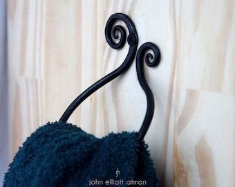 Hand-Forged Towel Ring