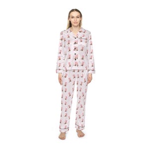 Cowgirl Satin Pajamas | Cozy Lounge Wear, Relaxation Gift, Sleepwear, Birthday Gift, Holiday Pajamas, Stylish Nightwear